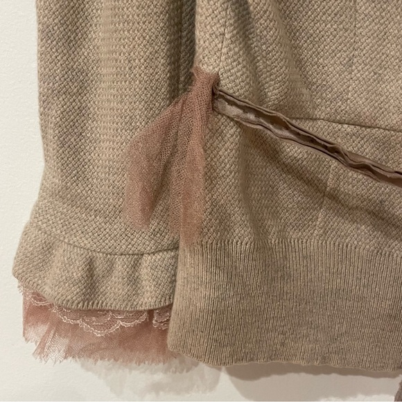 Vintage Marc Jacobs Fitted Cashmere Blouse with Back Zipper  - Grey - Picture 6 of 13